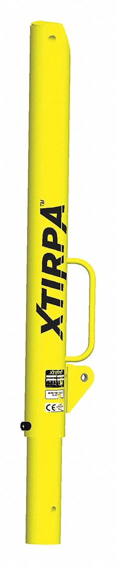 MAST,YELLOW,45"H,ALUMINUM,420 LBS.