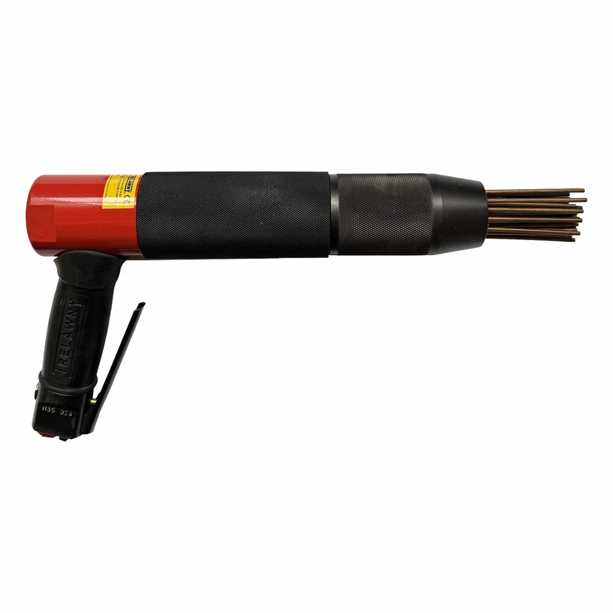 CS UNITEC Needle Scaler: Heavy Duty, 30 mm Stroke Lg, 1/4 in Female NPT, 28 Needles, 3,000 bpm (MPN 139.2433). Key specifications — attr1321248: (3) Shroud Cuff Adapters; attr1321301: CS UNITEC.