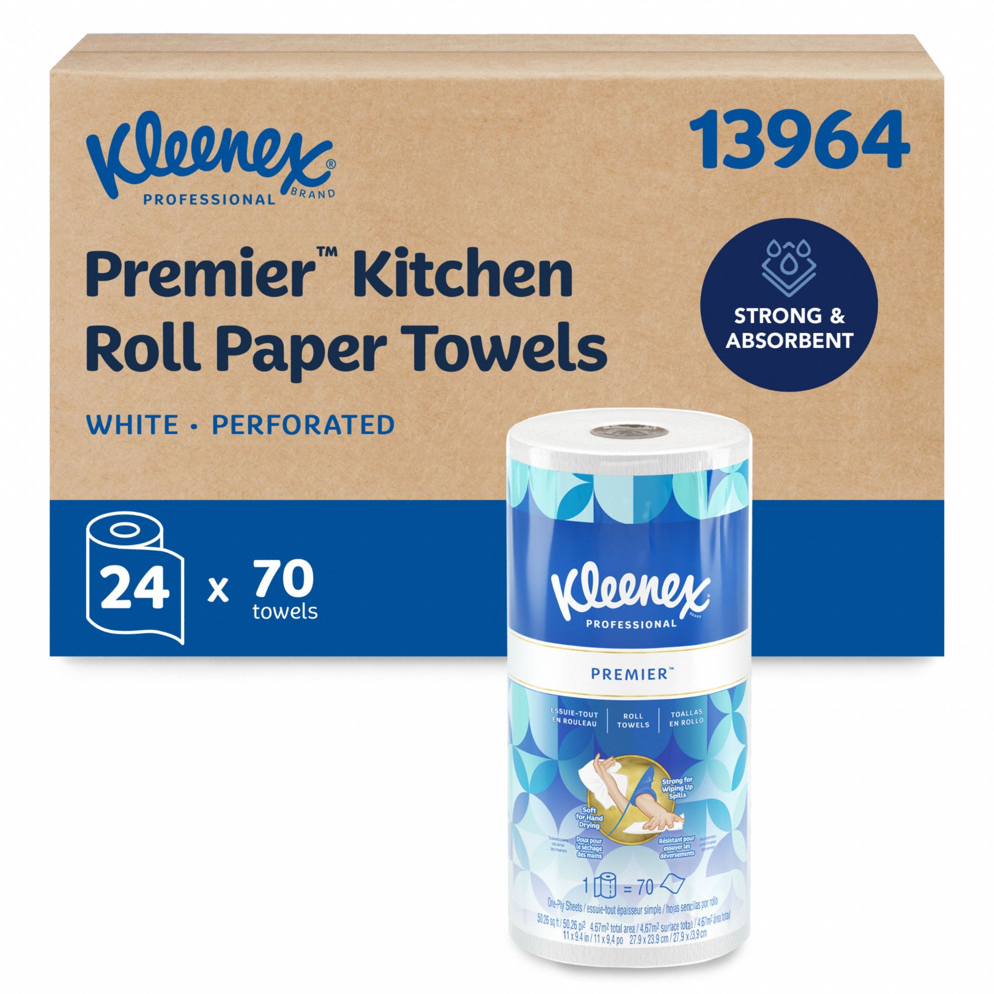 Towel Kitchen Roll 24RL 70 Sheet/RL PK24