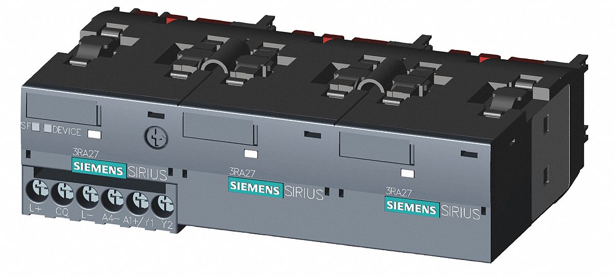 SIEMENS, Front Mounting For 3RT2 Contactors, Wye Delta Starter, 24V DC