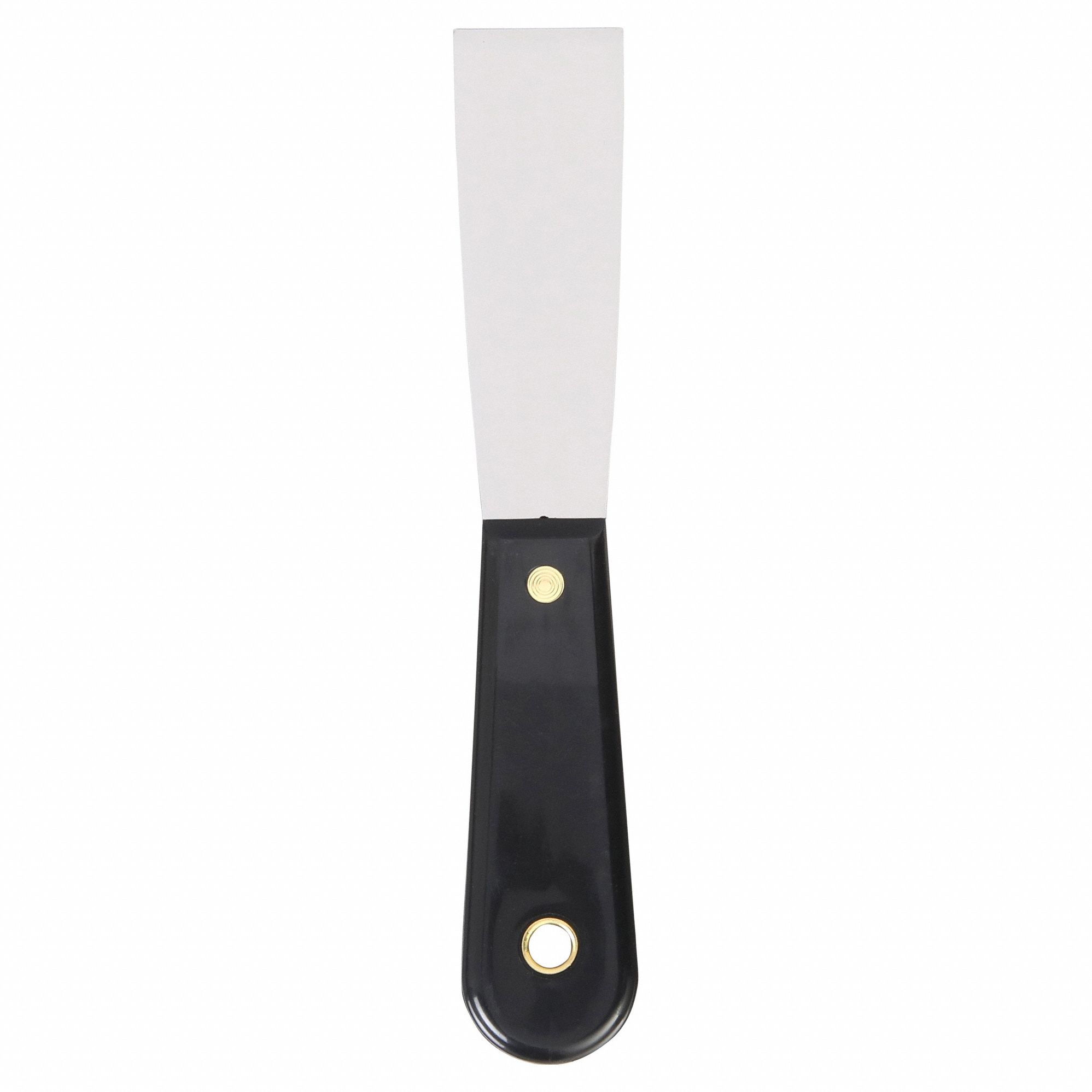 PUTTY KNIFE, CARBON STEEL BLADE, POLYPROPYLENE HANDLE, TAPERED BLADE SHAPE