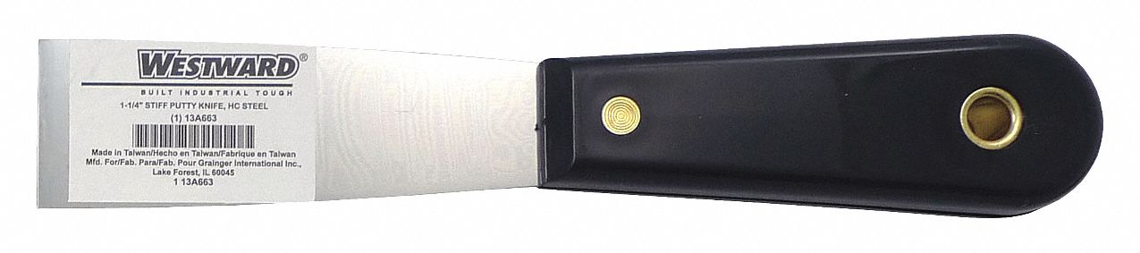Scraper Straight Carbon Steel 1 1/4 W