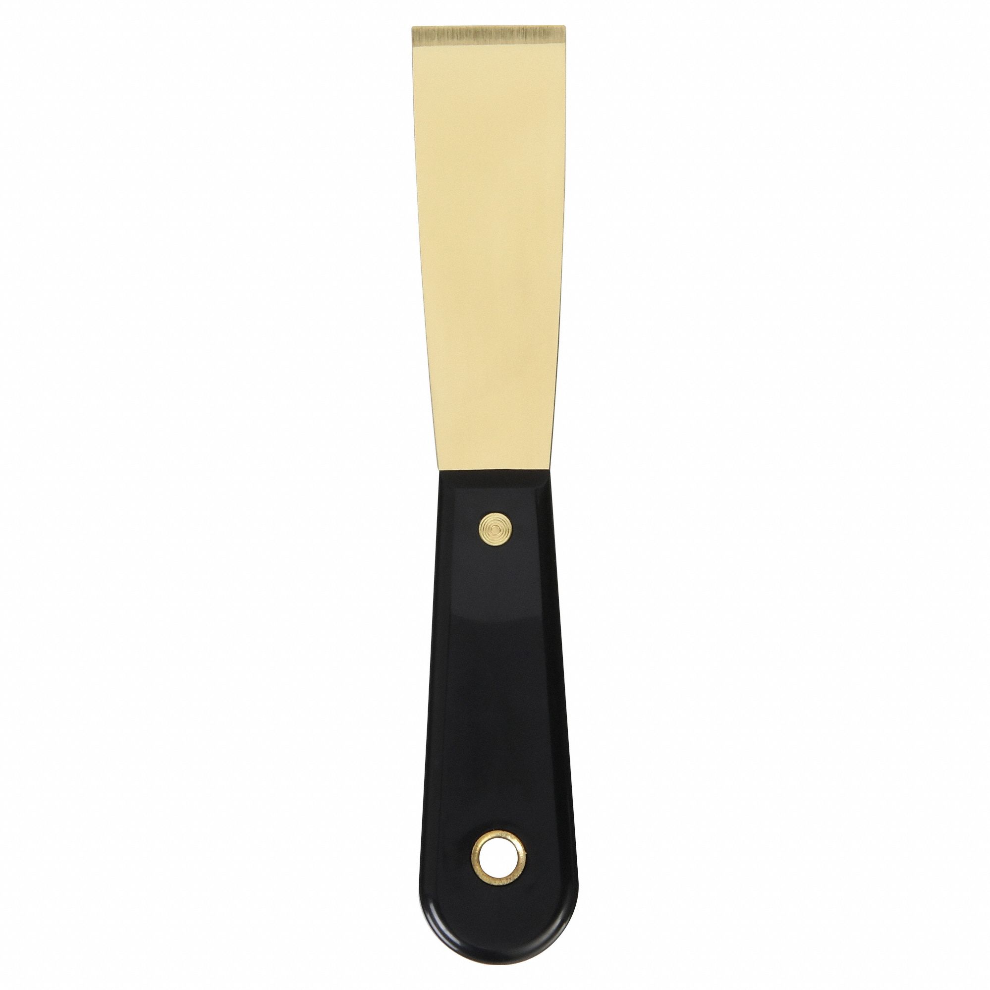 PUTTY KNIFE,STIFF,BRASS/PP,1-1/4 IN