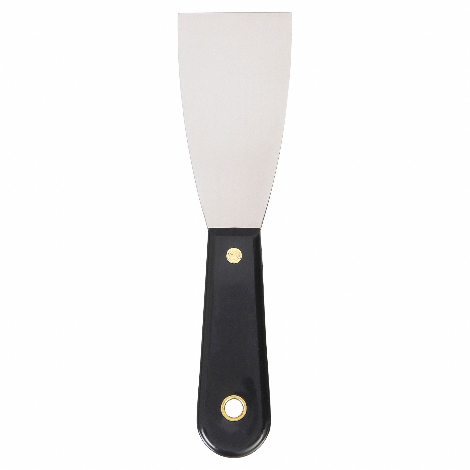 PUTTY KNIFE, CARBON STEEL BLADE, POLYPROPYLENE HANDLE, TAPERED BLADE SHAPE