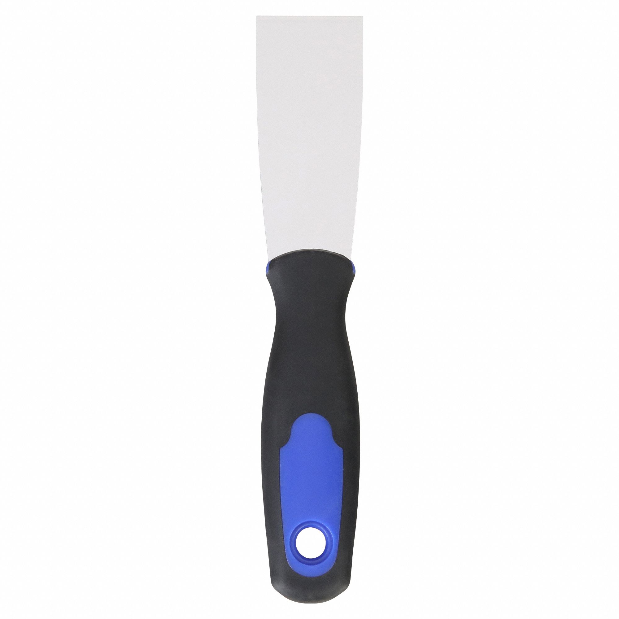 SCRAPER, CARBON STEEL BLADE, POLYPROPYLENE HANDLE/TPR, STIFF, TAPERED BLADE