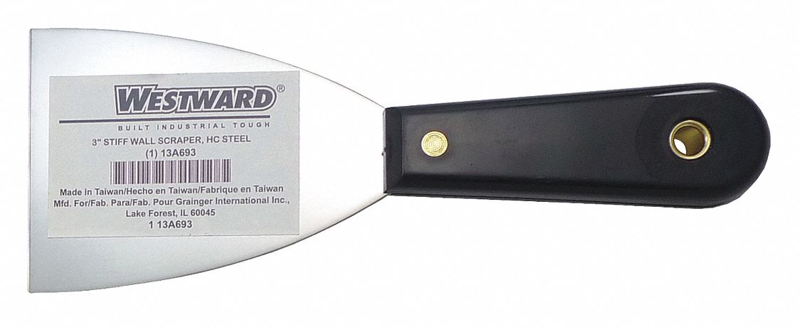 Scraper Straight Carbon Steel 3 W