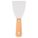 SCRAPER, CARBON STEEL BLADE, WOOD HANDLE, STIFF, TAPERED BLADE, 8 IN OVERALL L