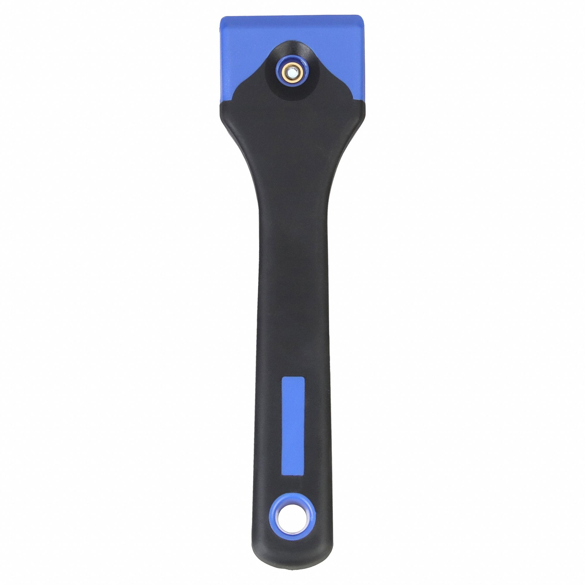 SCRAPER, CARBON STEEL BLADE, POLYPROPYLENE HANDLE/TPR, STIFF, STRAIGHT BLADE