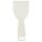 PUTTY KNIFE, PLASTIC BLADE, POLYPROPYLENE HANDLE, TAPERED BLADE SHAPE, 3 IN