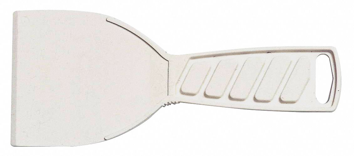 WESTWARD 13A714 Putty Knife,Bevel,Plastic,3"W 13A714