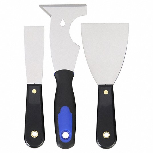 Westward 13A715 Putty Knife/Painters Tool Set, 3 Pc.