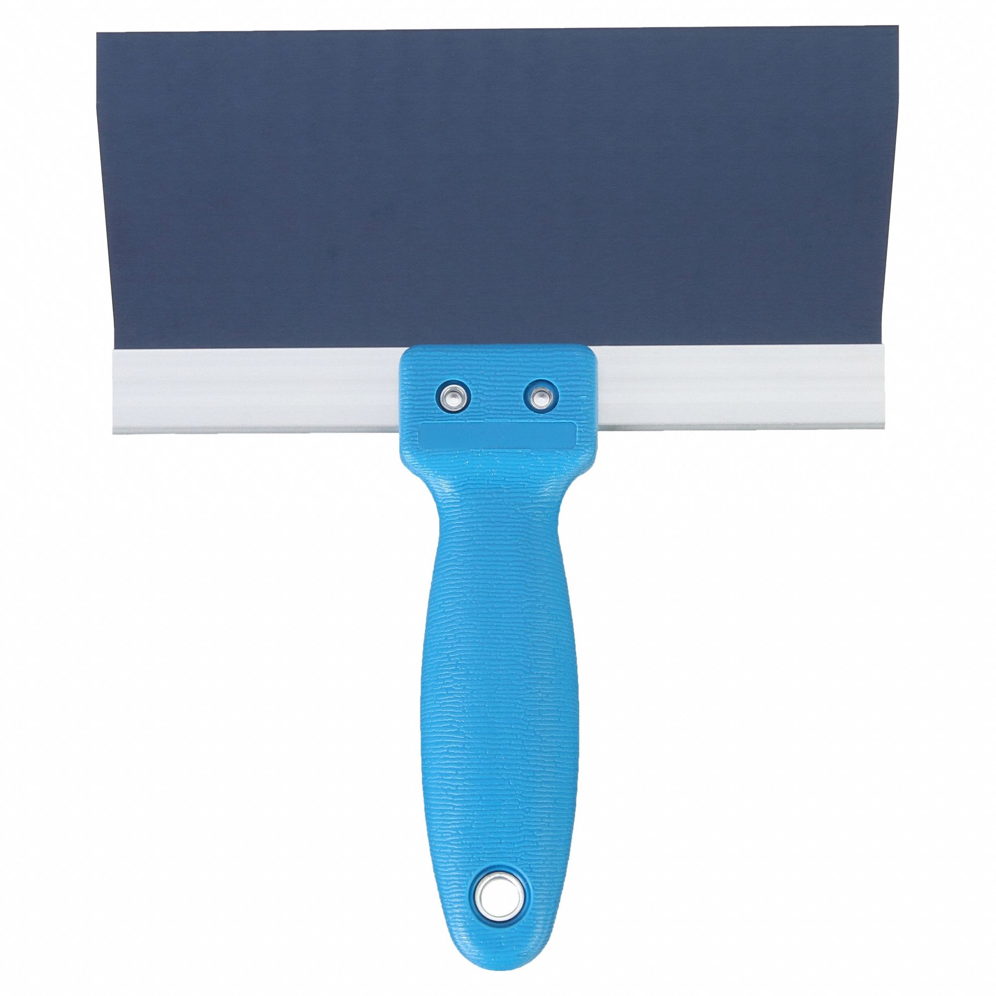 TAPING KNIFE, CARBON STEEL BLADE, POLYPROPYLENE HANDLE, STRAIGHT BLADE, 9-1/4 X 8 IN