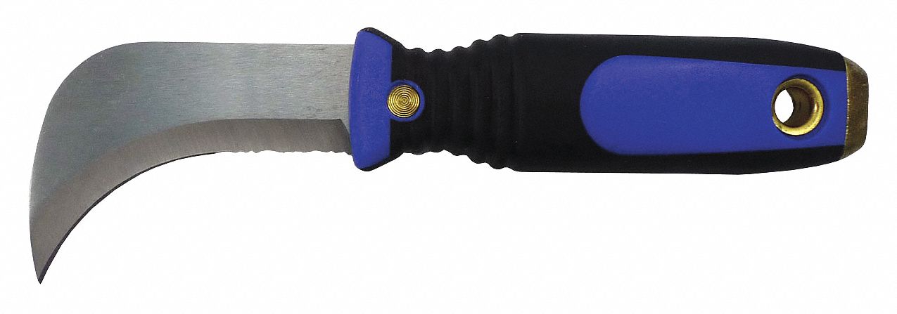 13A733 - Linoleum Knife Curved DuraGrip 8 In