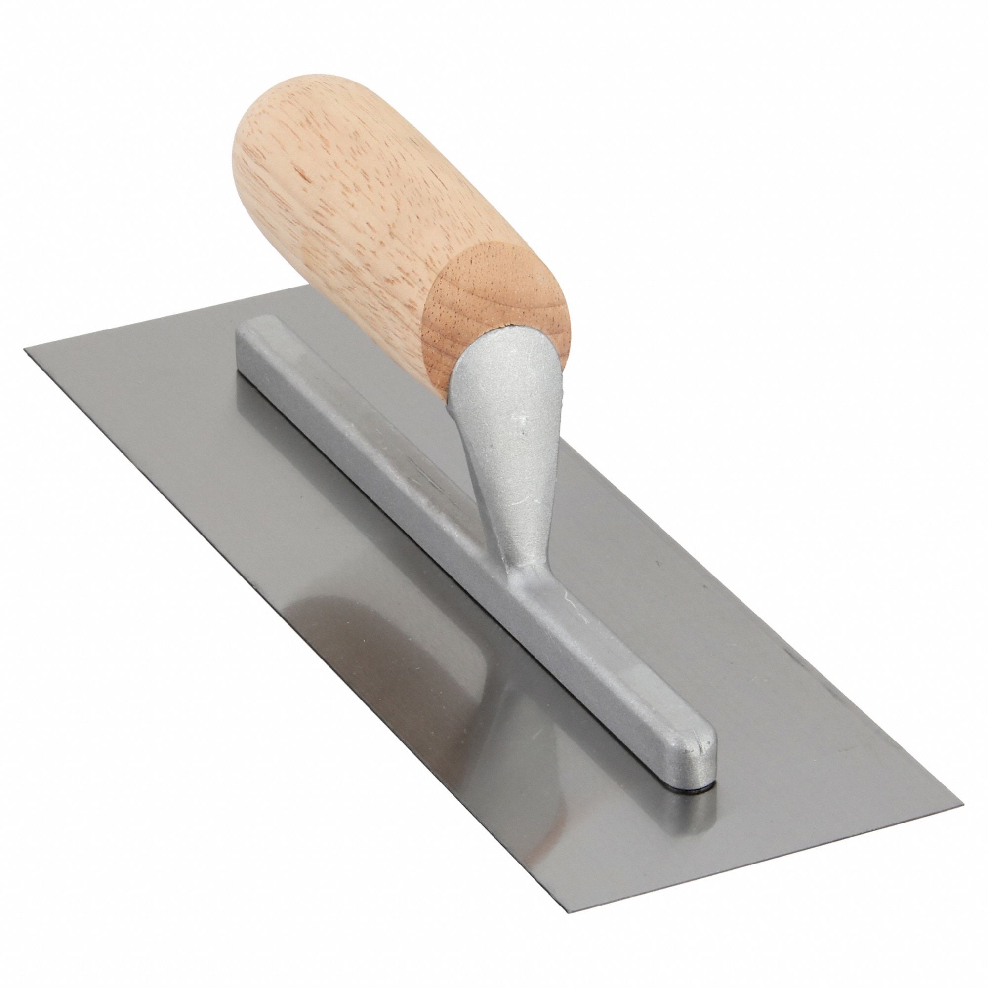 SQUARE-END FINISHING TROWEL, CARBON STEEL BLADE, SQUARE BLADE, 4 IN BLADE W