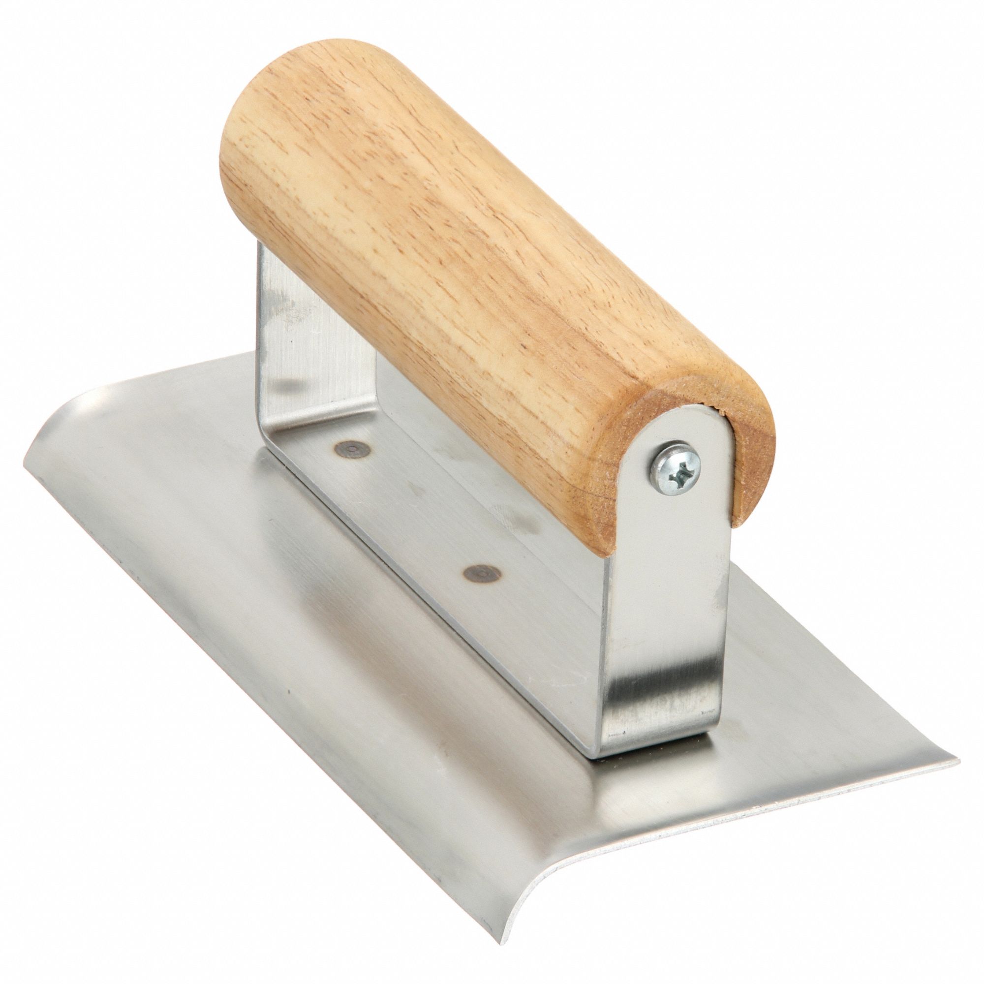 Universal Edger: Stainless Steel, 6 in Blade Lg, 3 in Blade Wd, Wood, 4 1/2 in Handle Lg