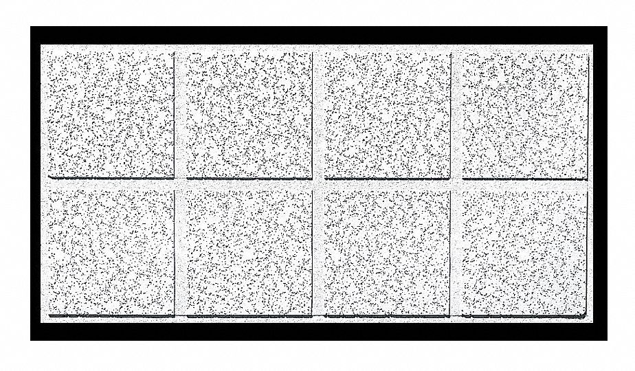 Ceiling Tile Width 24 Length 48 3 4 Thickness Mineral Fiber Pk 10