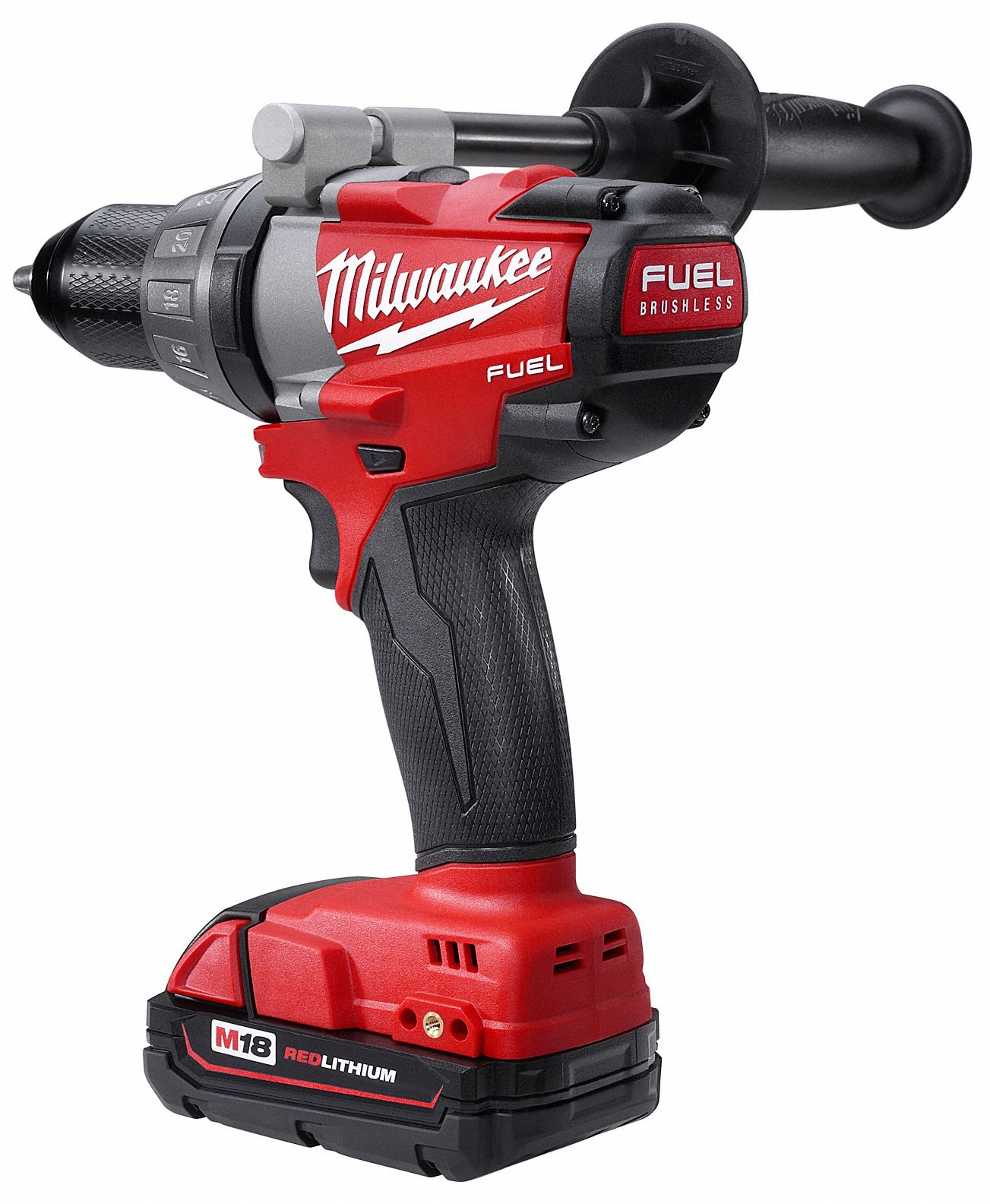 MILWAUKEE Cordless Drill/Driver Kit, 18.0V, 1/2in. 7DC44260322CT 48