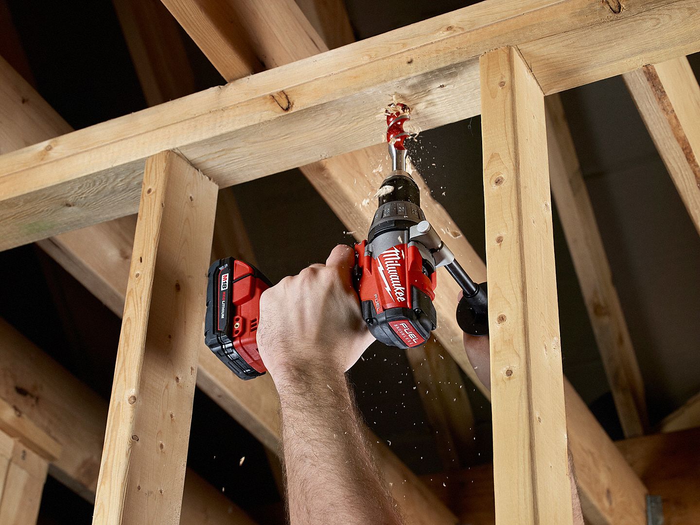 MILWAUKEE Cordless Drill/Driver Kit, 18.0V, 1/2in. 7DC44260322CT 48