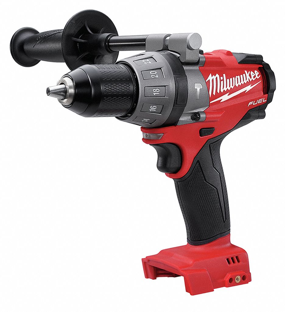 MILWAUKEE Cordless Hammer Drill, 8 In. L, 3.5 lb 13A971260420