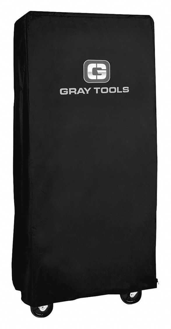 Grainger Small Plastic Tool Box, Lockable, Gray