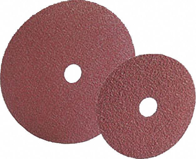 FIBRE DISC, 7 IN X ⅞ IN, ALUMINUM OXIDE, 24 GRIT, F240, 25 PK