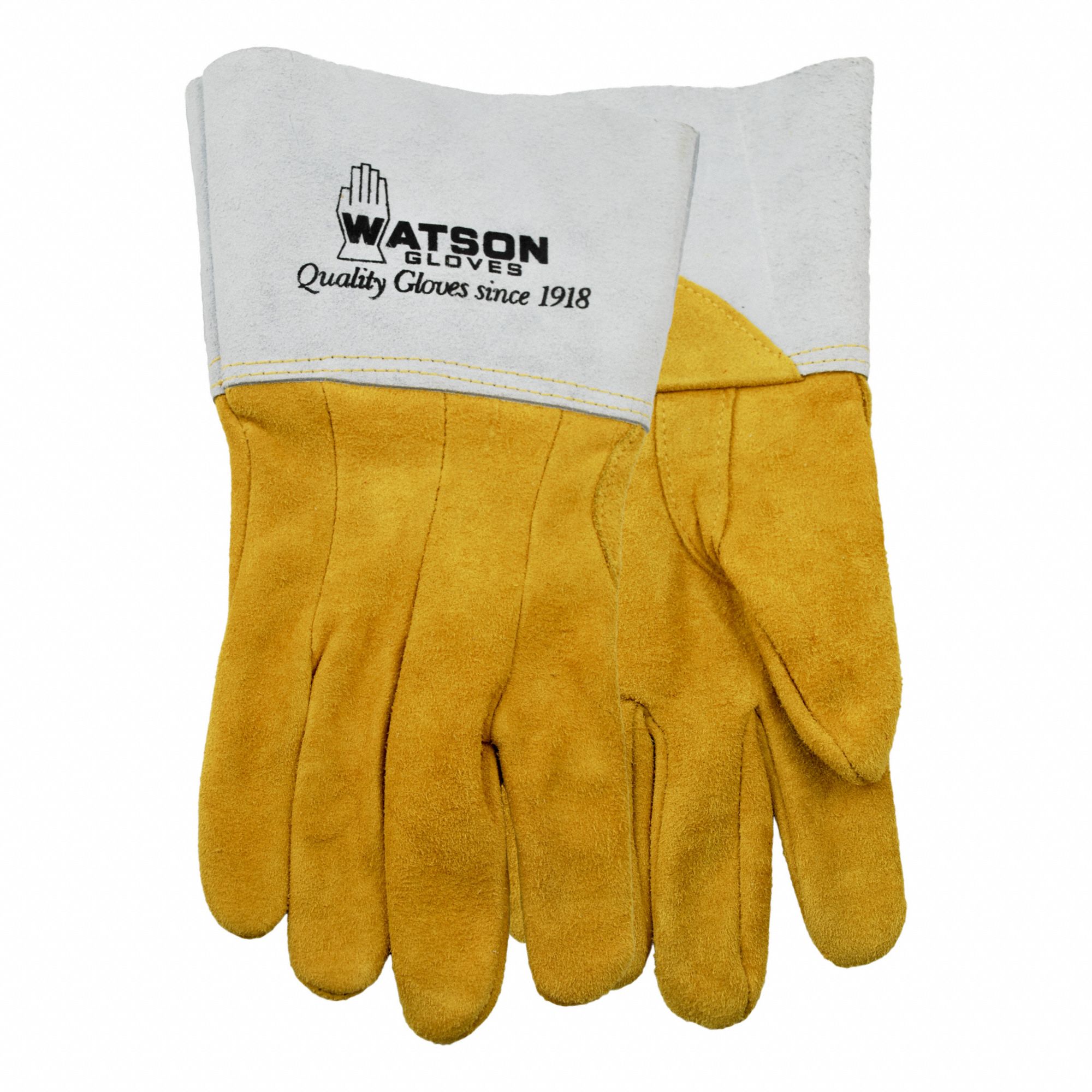 GANTS DE SOUDAGE,COUPE CLUTE/POUCE DROIT,TLE P,CUIR DE DAIM/CUIR/KEVLAR/SANS DOUBLURE,PR