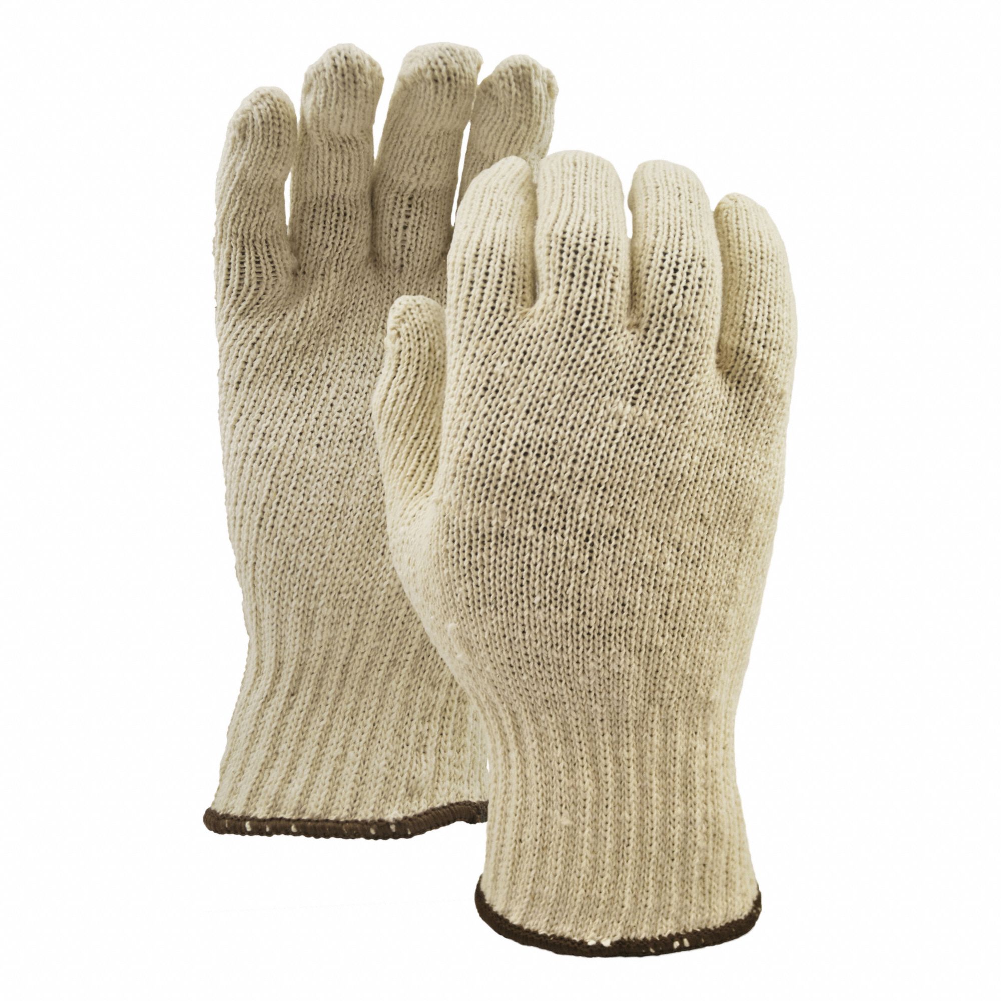 WHITE KNIGHT GLOVES, SZ L, POLY/COTTON, PR