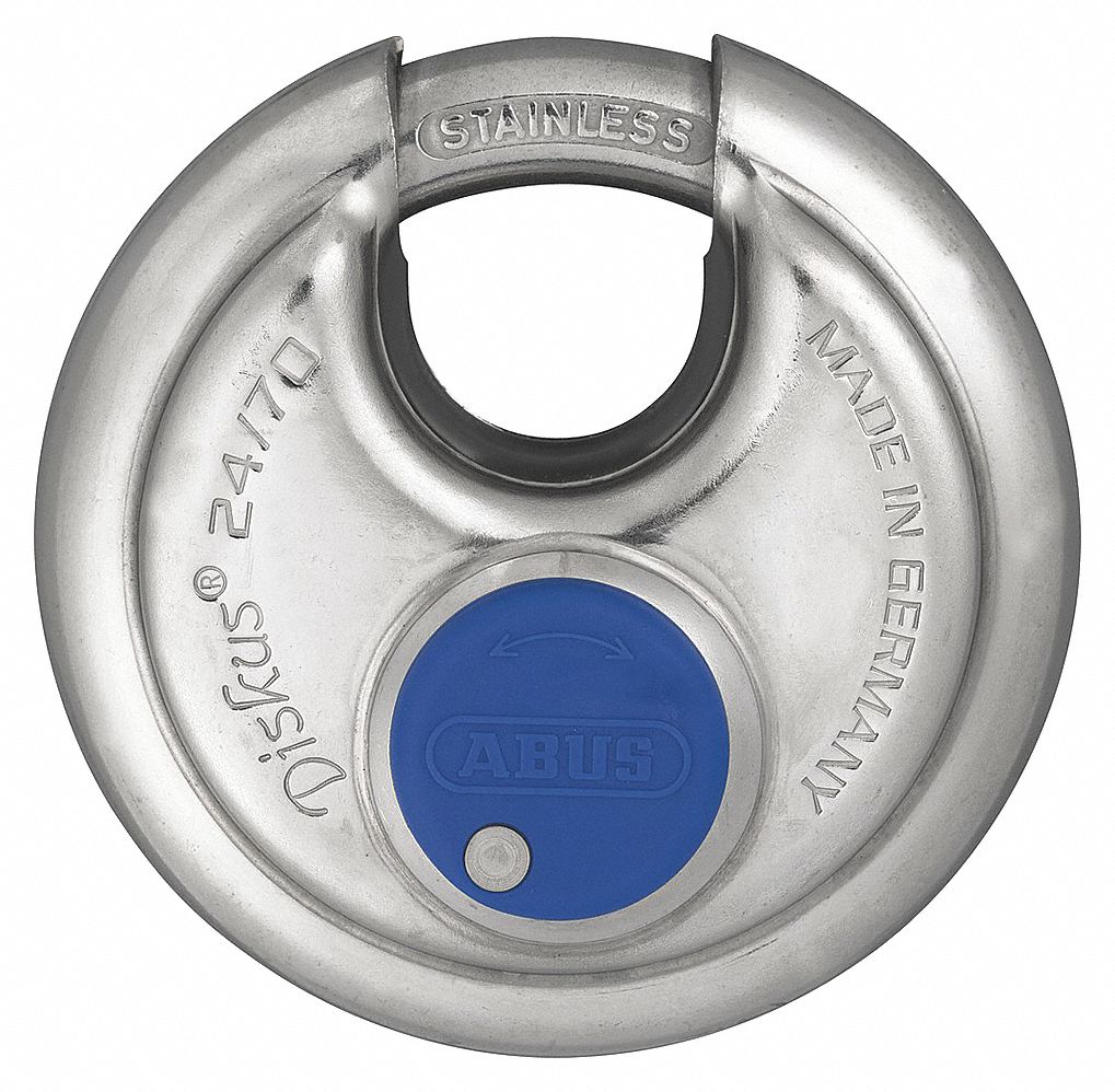 PADLOCK DISKUS STAINLESS STEEL