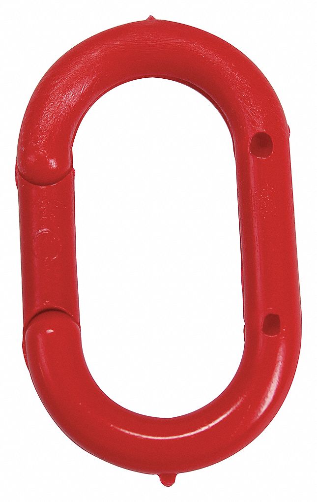 LINK, FOR MASTER CHAIN LINKS, RED, 0.01 LB, PLASTIC