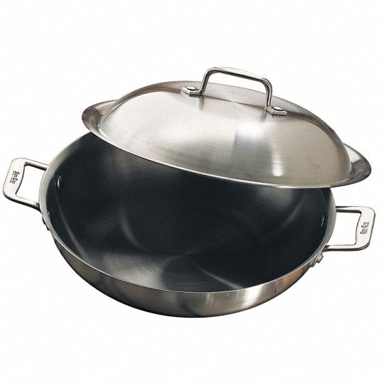 BON CHEF Braiser Pan, 13 in, 31/2 Capacity (Qt.), 163/5 Overall