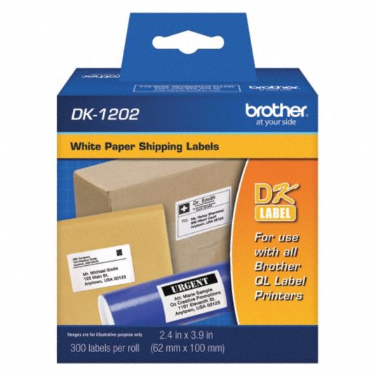 BROTHER Direct Thermal Label Rolls, Printer Compatibility Desk Top ...