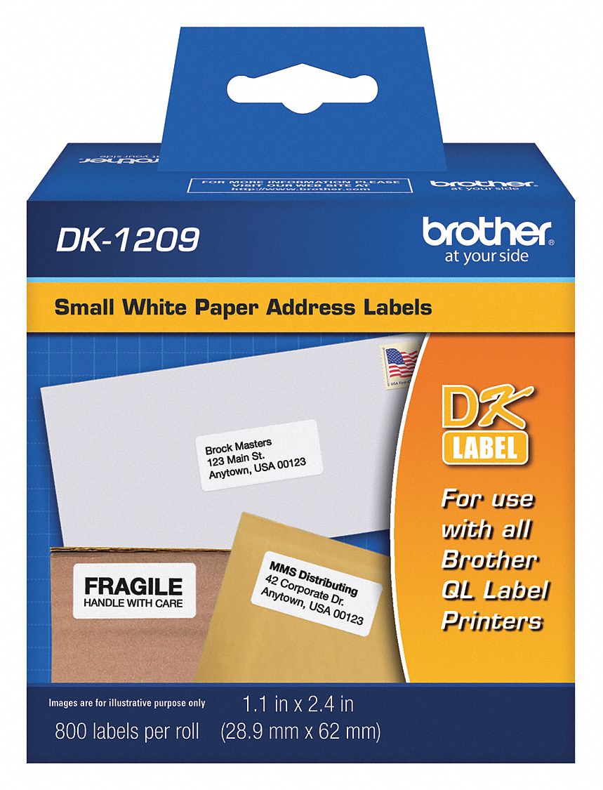 13C564 - Address Label Black/White Paper
