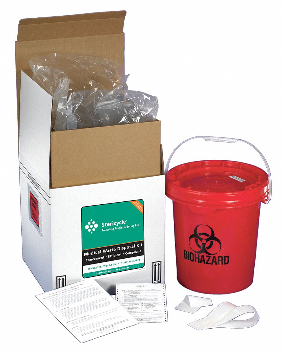 Medical Waste Disposal By Mail  2 Gallon Mailback (Case Qty 4) #1514