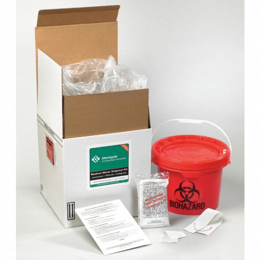 Regulated Medical Waste Mailback System with Spill Kit Grainger