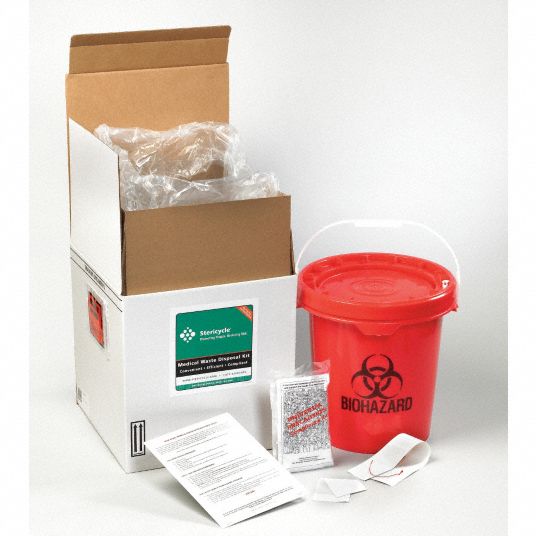 Medical Waste Disposal By Mail  2 Gallon Mailback (Case Qty 4) #1514
