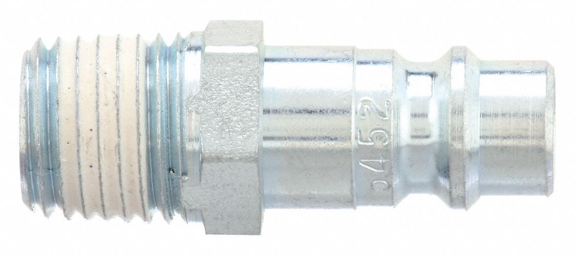 QUICK CONNECT HOSE COUPLING, ¼ IN BODY SIZE, ¼ IN HOSE FITTING SIZE, PUSH-TO-CONNECT