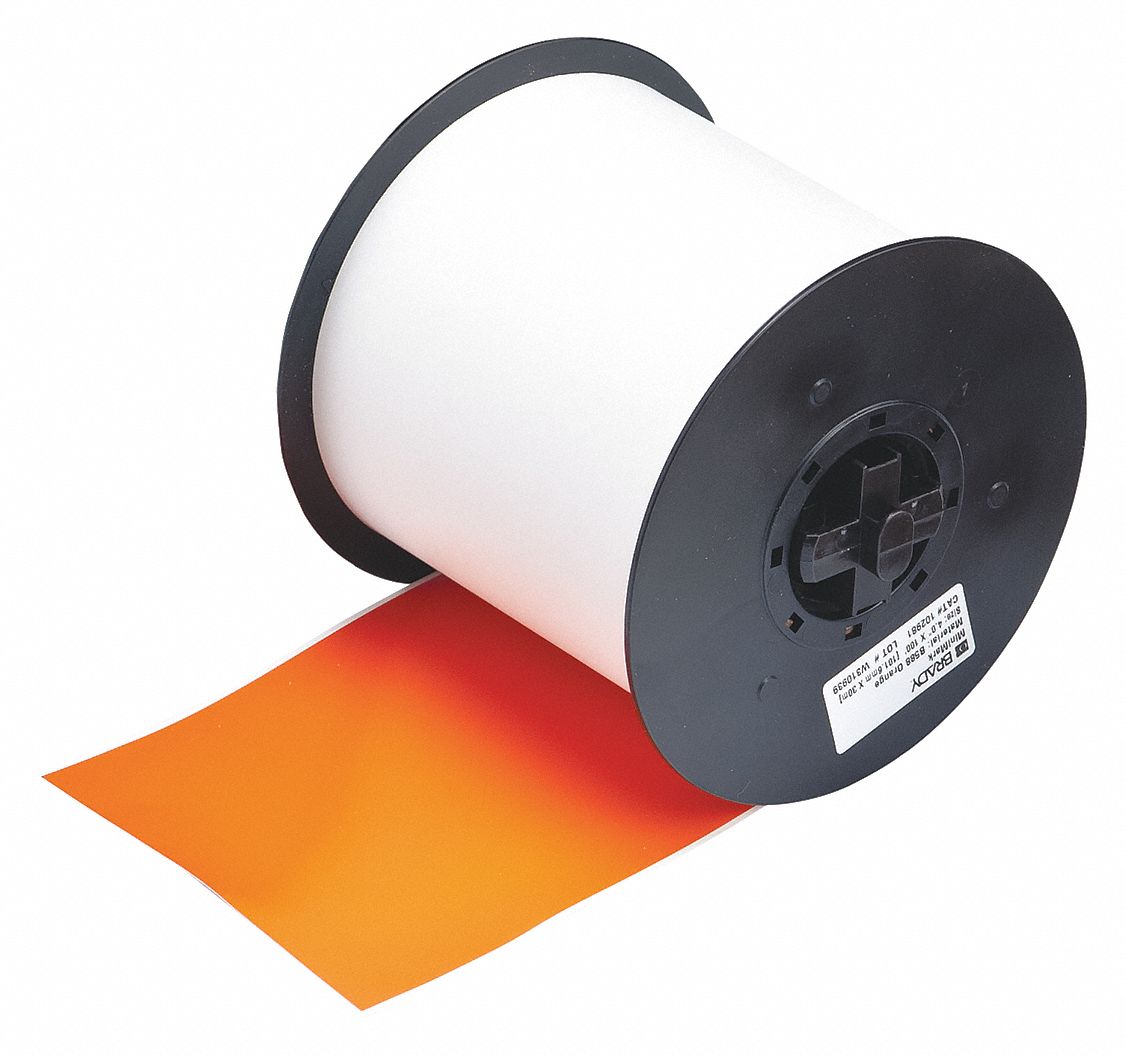 RUBAN VINYLE B-595 4POX100PI ORANGE