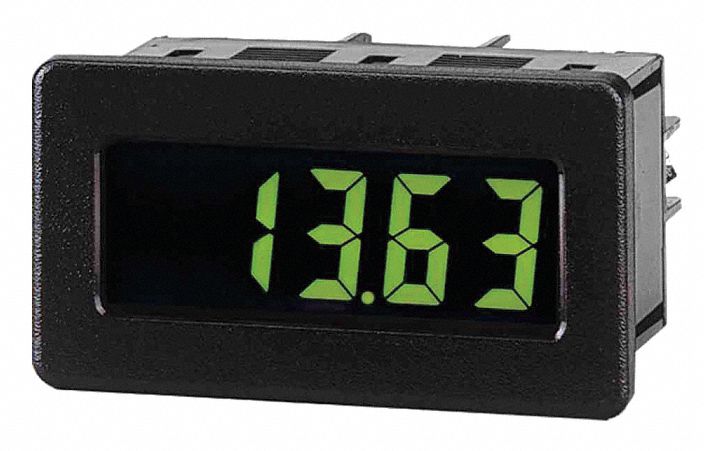 Voltage Meter: 1, 999 Display Span - Min, -1, 999 Display Span - Max, 28 V AC, CUB4V010, CUB4