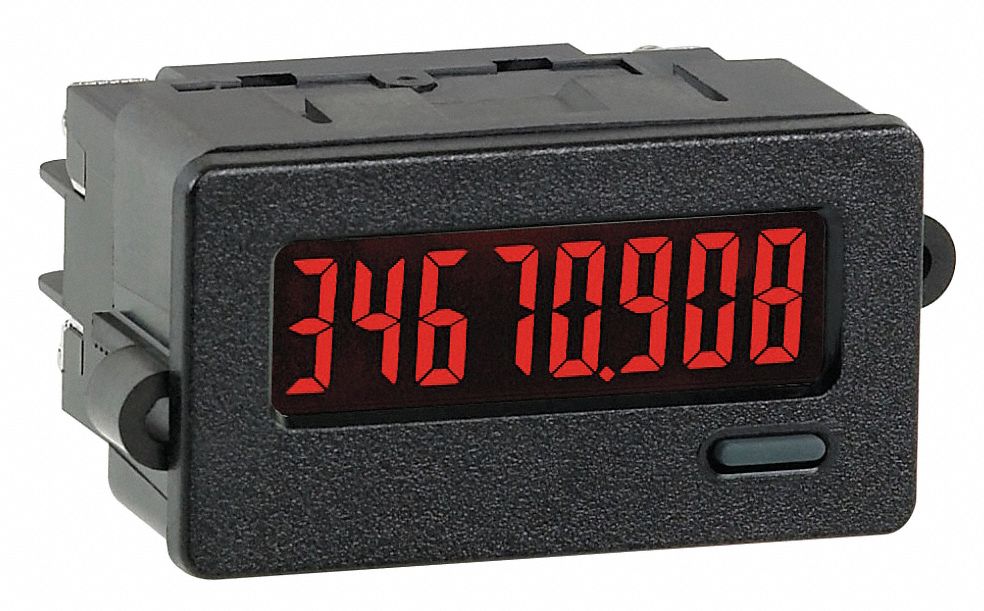 RED LION Electronic Counter, Number of Digits: 8, Backlit Red LCD ...