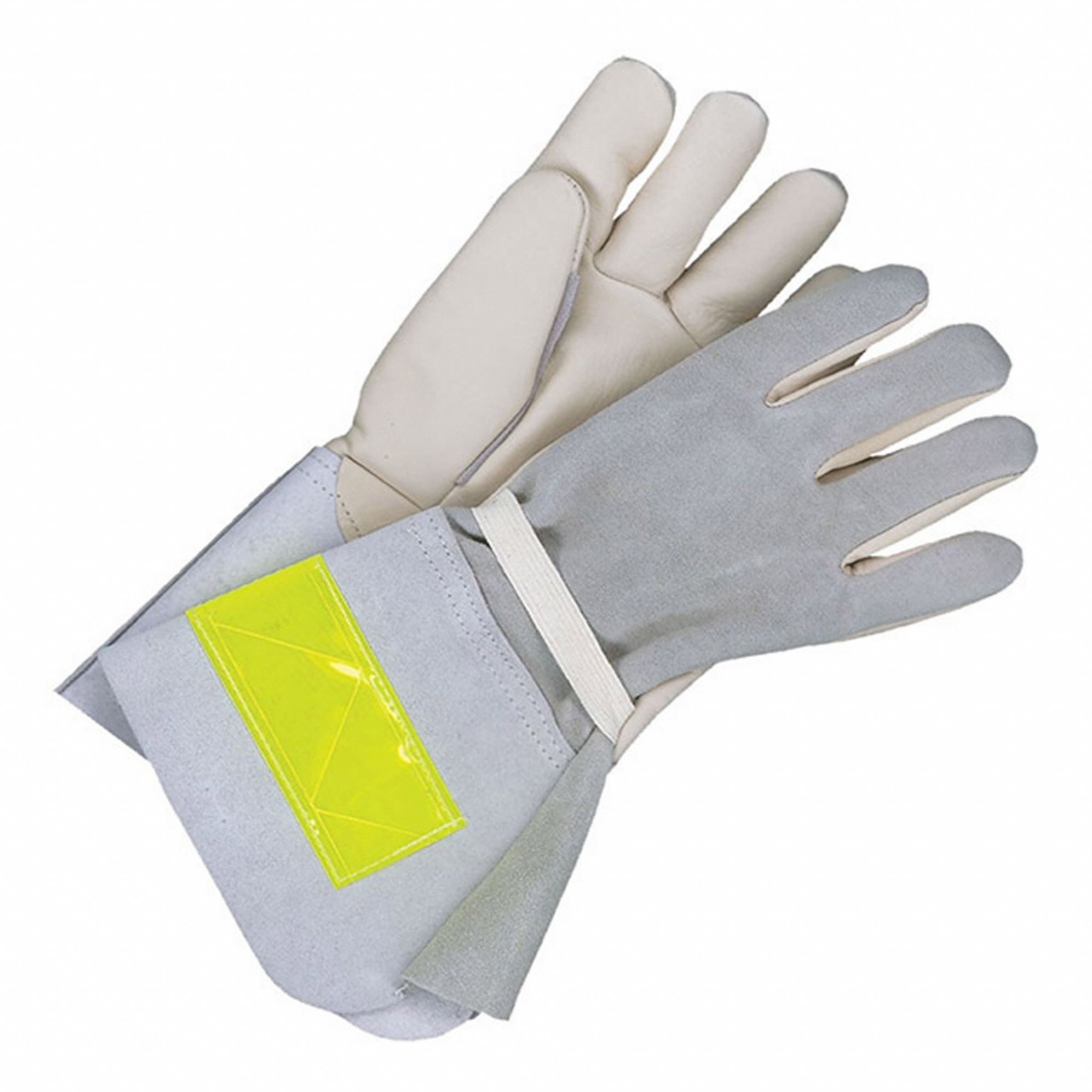 GANTS UTILITAIRES, M, 10, CUIR DE VACHE, MANCHETTE DE GANTELET