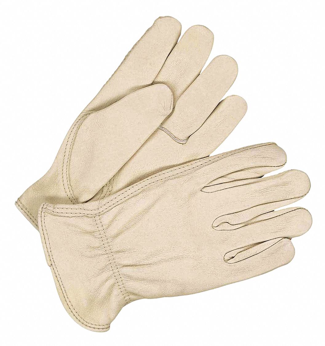 RODEO KING ROPER GLOVE, UNLINED, CINCH BACK, SZ M/8, COWHIDE, PR