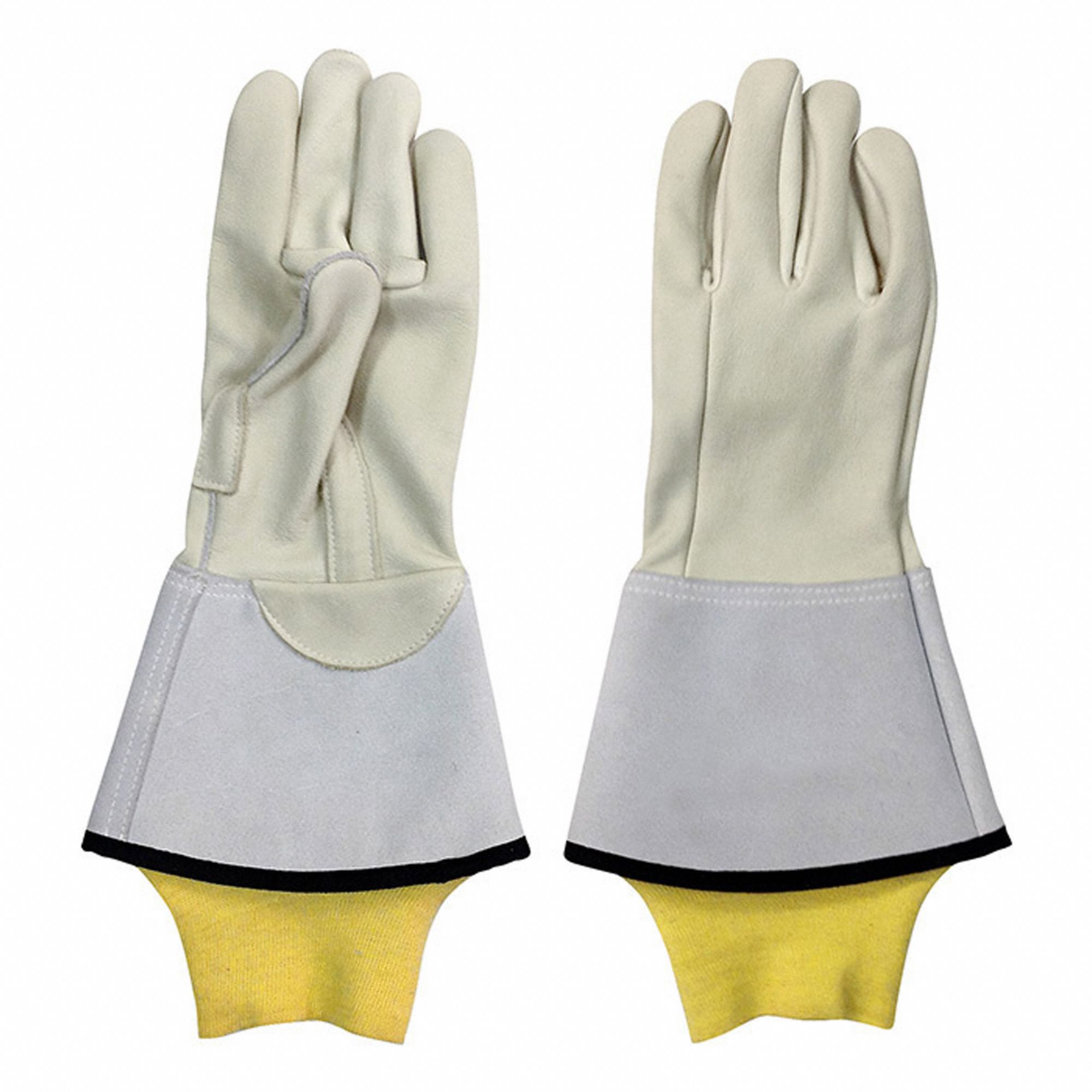 UTILITY GLOVES, L, 11, COWHIDE, GAUNTLET CUFF