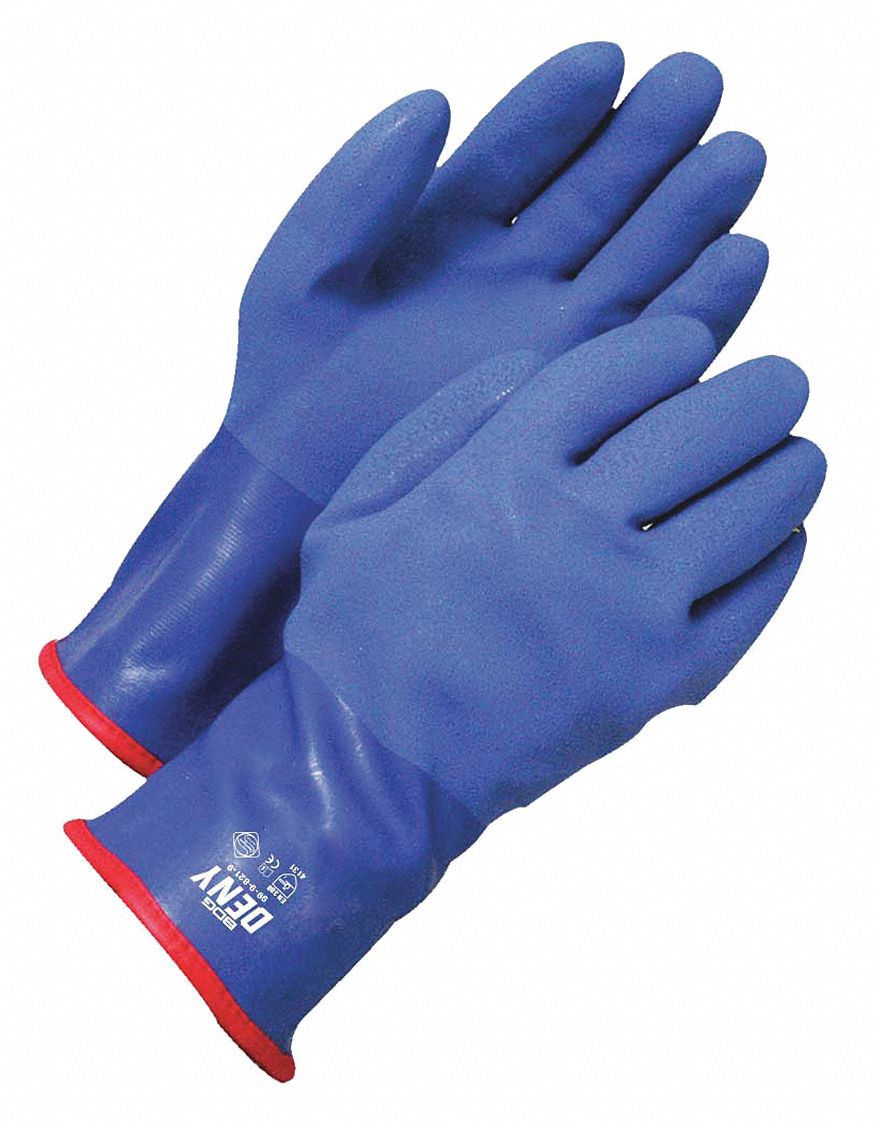 GLOVES LINED TRIPLE DIP PVC PK