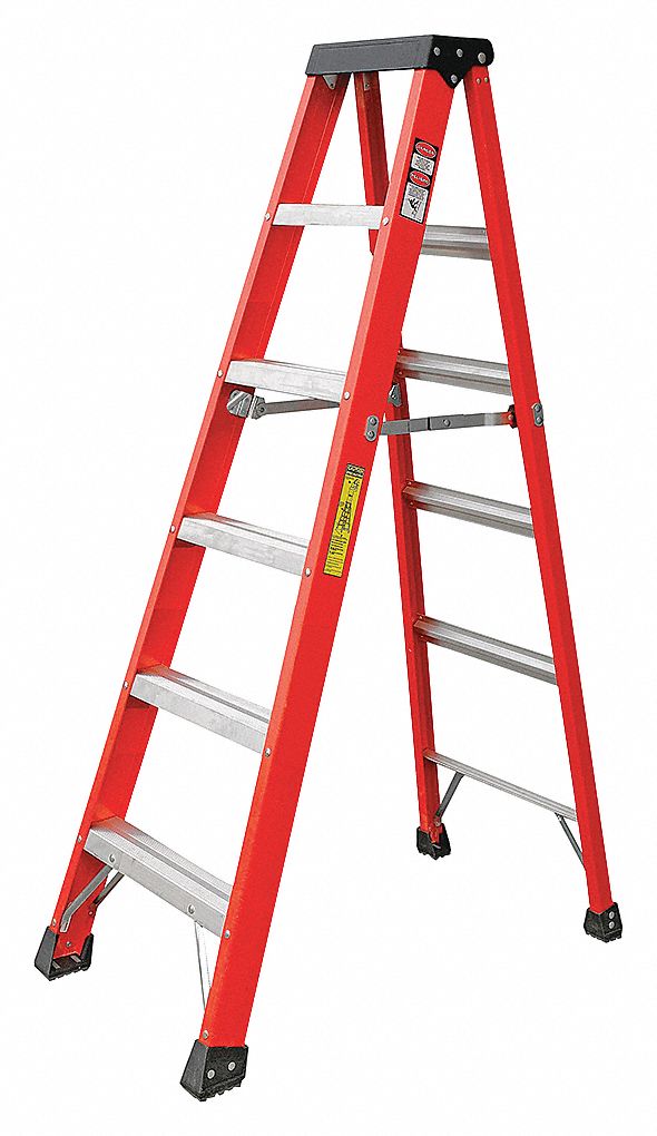 ALLRIGHT LADDER LADDER STEP FIBGL GRADE 1 300LB 4FT - Stepladders ...