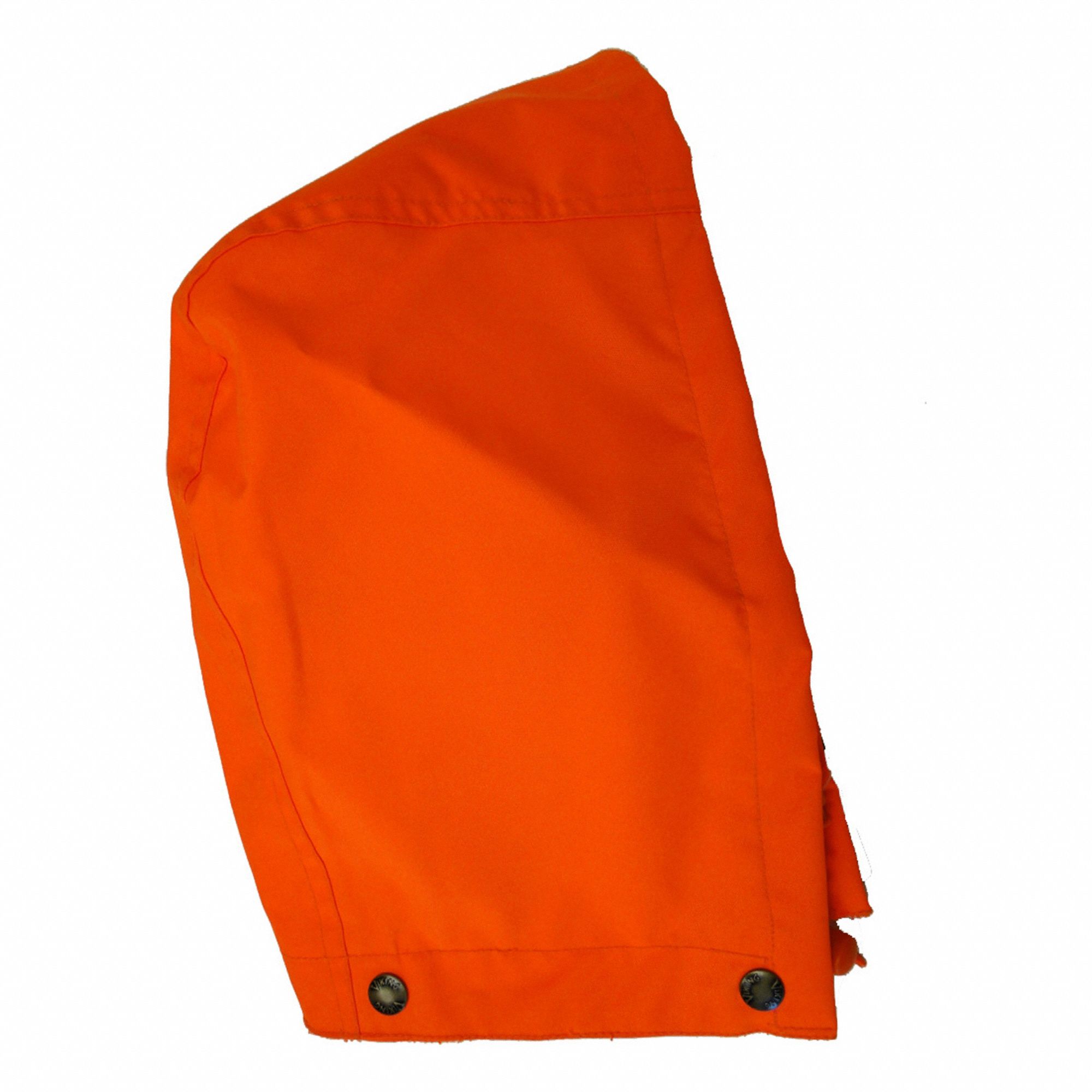 JOURNEYMAN ORANGE RAIN HOOD, POLYESTER/PU, 300D, DOUBLE SEWN, TAPED/HEAT-SEALED SEAMS