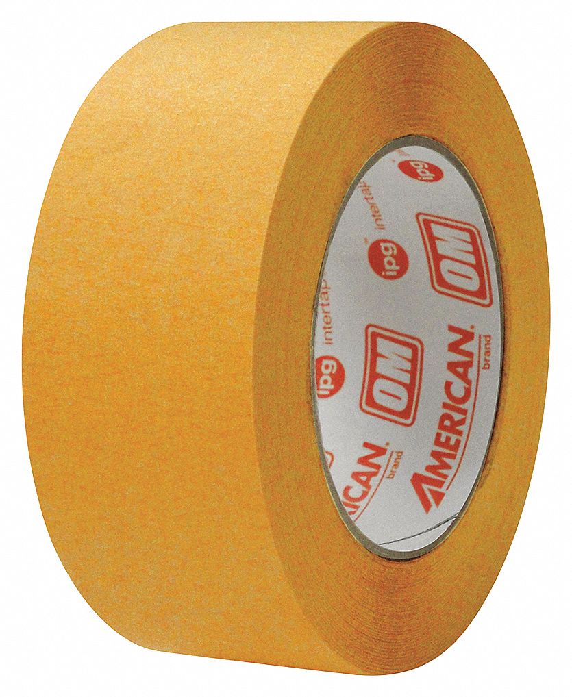 3M 201+ 2 x 60yd General Use Masking Tape - 2 x 60 Yards Roll, Crepe Paper, Natural