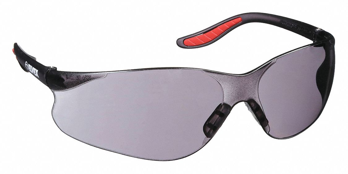 Safety Glasses, Gray, Uncoated