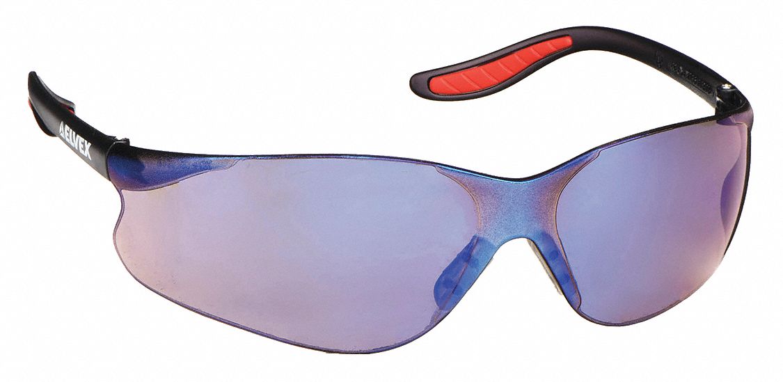 XENON, Uncoated, Wraparound Frame, Safety Glasses 13D090SG14M