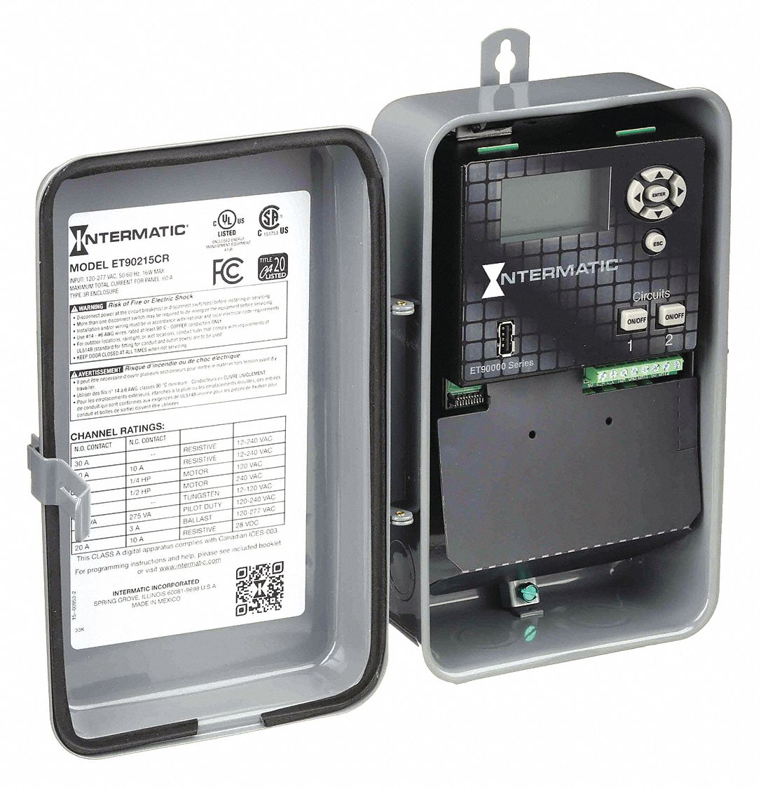 INTERMATIC ELECTRONIC TIMER, ASTRO 365 DAYS, SPDT CONTACT FORM - 5857 ...