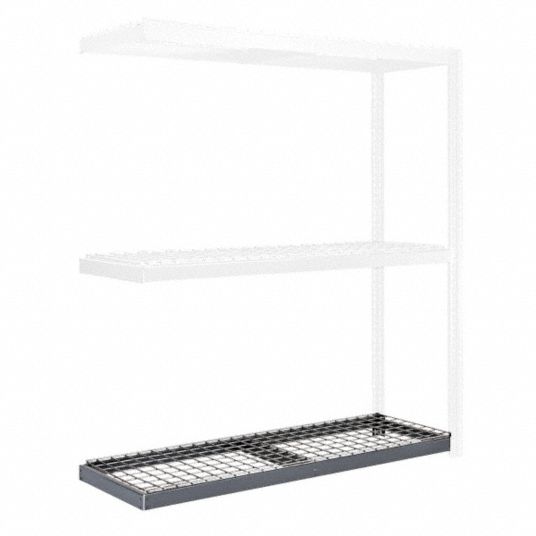 EDSAL, 72 in x 24 in, 2,000 lb Load Capacity, Shelf 13D297BSRR643